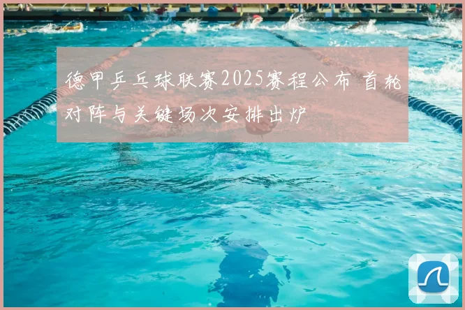 德甲乒乓球联赛2025赛程公布 首轮对阵与关键场次安排出炉