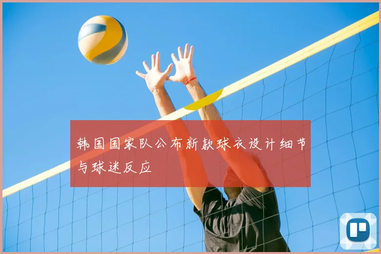 韩国国家队公布新款球衣设计细节与球迷反应