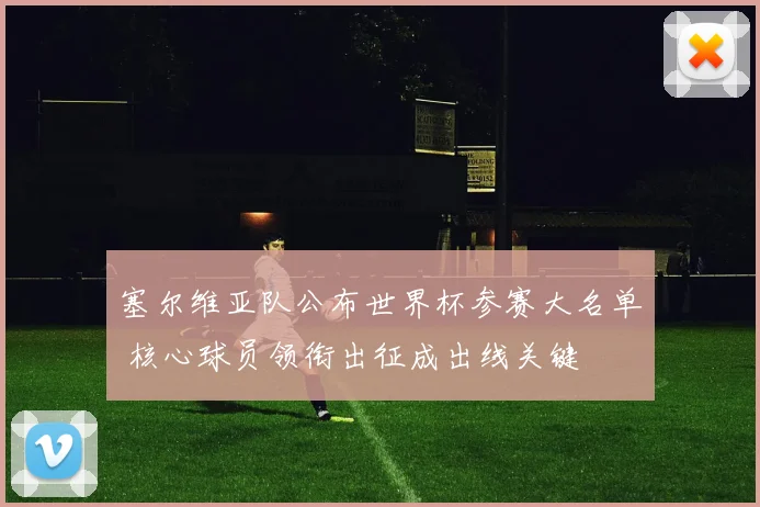 塞尔维亚队公布世界杯参赛大名单 核心球员领衔出征成出线关键